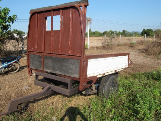 ขายรถไถ ยันม่าร์ รุ่น1401D พร้อมตัดตัดหญ้า + กระบะบรรทุกพ่วงท้าย