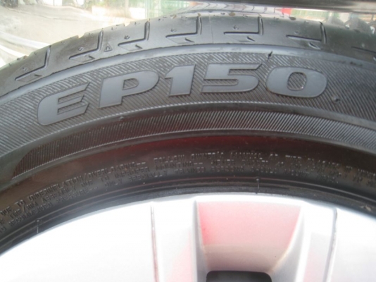 ขายกะทะล้อ  Mitsubishi Mirage ขอบ 14 +ฝาครอบ+ยางปี 12 (081-3747940)