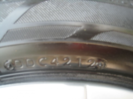 ขายกะทะล้อ  Mitsubishi Mirage ขอบ 14 +ฝาครอบ+ยางปี 12 (081-3747940)