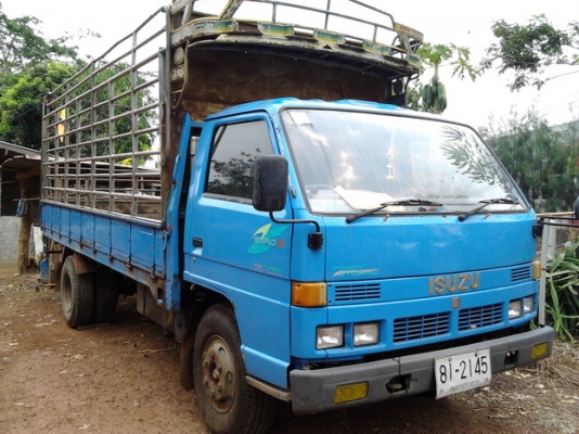 ISUZU NPR 115 HP 4BD1 ปี 36 กระบะคอกเหล็กยาว 5 เมตรสภาพสวย เครื่องแห้งแรงดี หัวเก๋งไม่มีผุภายในคอนโซลครบ เกียร์สั้น แอร์เย็น คัชซีสวย เฟืองท้ายใหญ่ติด F ครบแล้ว เอกสารทะเบียนครบพร้อมโอน ราคาต่อรองได้ครับ
