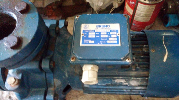 ขาย !! ปั้มน้ำหอยโข่ง BRUNO 2ใบพัด ขนาด2HP.380V.