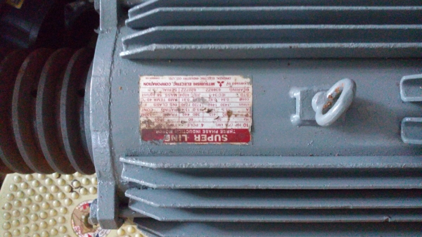 ขาย !! มอเตอร์10แรง3สาย มิตซู รอบ1440 สภาพพร้อมใช้งาน