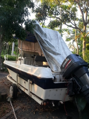 ขายด่วนเรือตกปลาป้อมกลาง21ฟุต