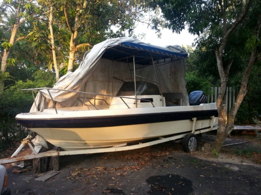 ขายด่วนเรือตกปลาป้อมกลาง21ฟุต