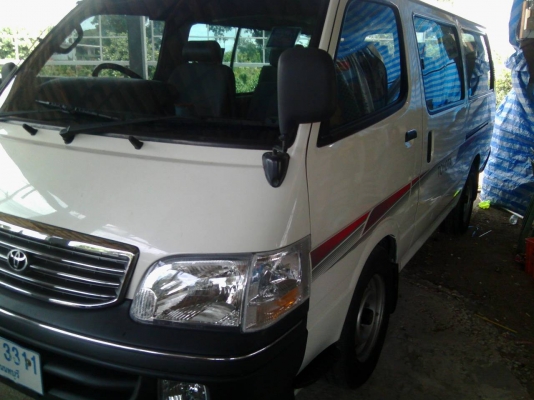 toyota hiace2400เบนซิน+แก๊สlpg freeดาวน์ผ่อนเบาๆ