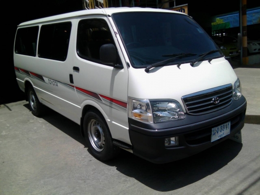 toyota hiace2400เบนซิน+แก๊สlpg freeดาวน์ผ่อนเบาๆ