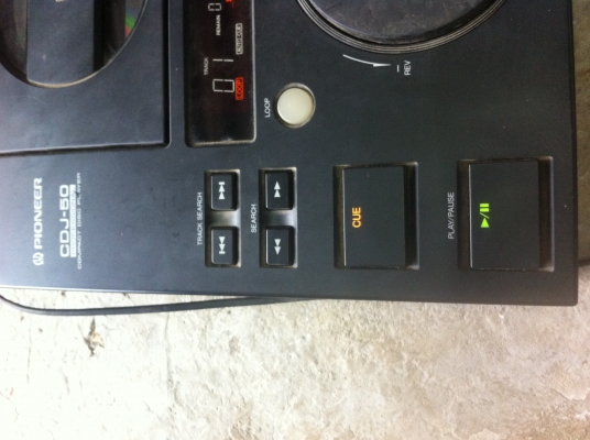 เครื่องเสียง PIONEER รุ่น CDJ-50 PROFESSIONAL มีจานมือหมุน จากญี่ปุ่น เทสลองเครื่องแล้ว