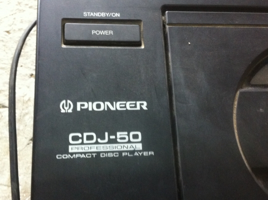 เครื่องเสียง PIONEER รุ่น CDJ-50 PROFESSIONAL มีจานมือหมุน จากญี่ปุ่น เทสลองเครื่องแล้ว