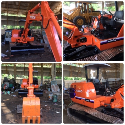 ขายด่วนรถแบ็คโฮ HITACHI EX 40-2 รถเก่านอกสภาพพร้อมใช้งาน เครื่องดี ปั้มแรง เอวแน่น ระบบไว้ มีเอกสารแจ้งจำหน่าย