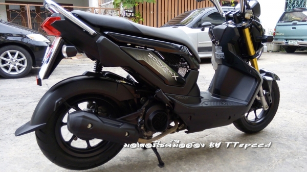 ขาย Zoomer-x คอมบาย สีดำรถบ้านปี 56 สภาพป้ายแดง