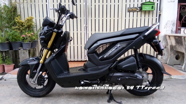 ขาย Zoomer-x คอมบาย สีดำรถบ้านปี 56 สภาพป้ายแดง