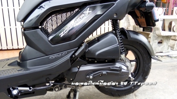 ขาย Zoomer-x คอมบาย สีดำรถบ้านปี 56 สภาพป้ายแดง