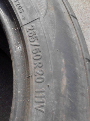 265/50R20 NITTO NT420S มี 2 เส้น tel.081-427-3941 265/50R20 NITTO NT420S มี 2 เส้น tel.081-427-3941