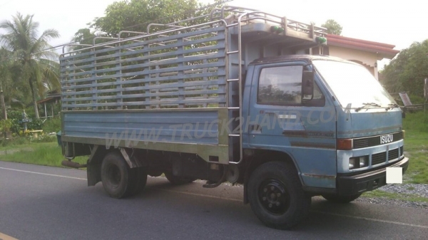 รถบรรทุก 6 ล้อ ISUZU NPR59LU5M กระบะคาร์โก้สแตนเลส ความยาว4.30 เมตร ยาง 8.25-16