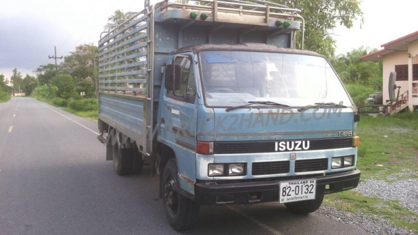 รถบรรทุก 6 ล้อ ISUZU NPR59LU5M กระบะคาร์โก้สแตนเลส ความยาว4.30 เมตร ยาง 8.25-16