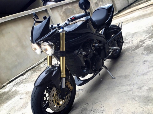 Triumph Speed Triple 1050 ปี 2009 รถสวยสีเดิมทั้งคัน ไม่ล้มไม่ชน วิ่งมา 40,xxx โล