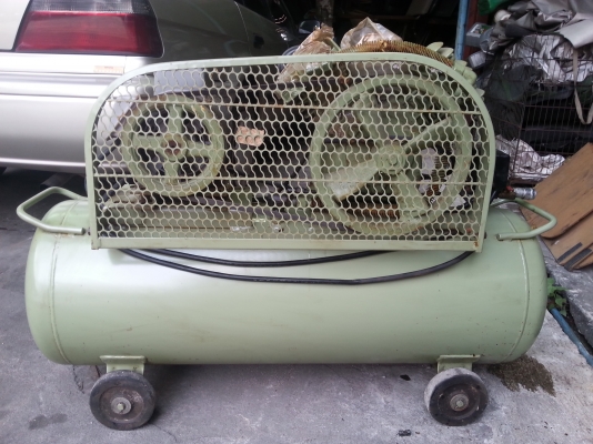 ขายปั้มลมยี่ห้อ SWAN 2หัวสูบ สภาพใหม่