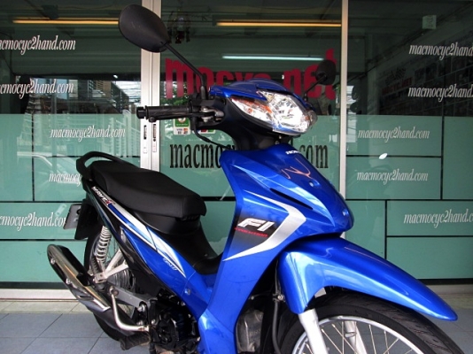 Wave 110 i สี นํ้าเงินดำ รถเดือน ธันวาคม ปี 57 ไมล์ 7 พันโล แถม 3 รายการ 29900