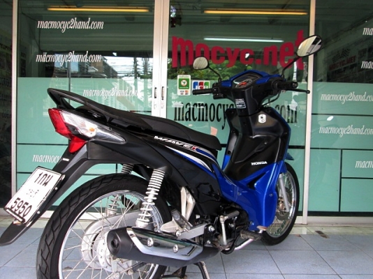 Wave 110 i สี นํ้าเงินดำ รถเดือน ธันวาคม ปี 57 ไมล์ 7 พันโล แถม 3 รายการ 29900