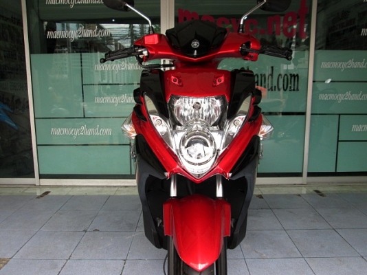 nouvo sx สีดำแดง ลายใหม่ล่าสุด ตัวท๊อป ล้อแมกซ์ รถเดือน พฤศจิกายน ปี 57 ไมล์ 2 พันโล ฟรีค่าโอน แถม 4 รายการ 42900