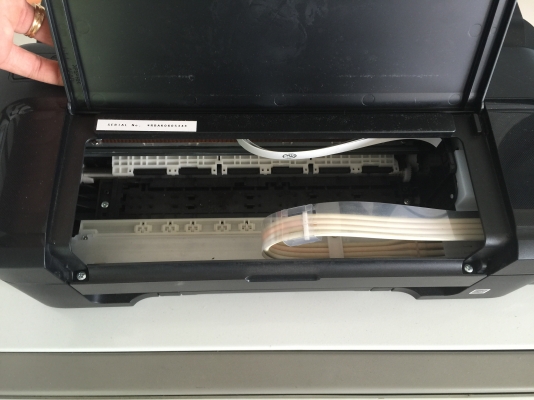 ขายเหมา เครื่องปริ้น 2 เครื่อง หมึกแท้ง Cannon mp287  / Epson L110 ลดเหลือ 3,000