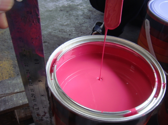 สีชมพู (ต้องใช้ทินเนอร์ผสม) ขนาด 3.5ลิตร