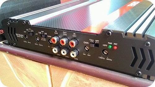 Amp 4 ch ENZO  75 วัตต์*4 ชาแนล มือหนึ่งของนอกแท้อย่างแรงมีคุณภาพวัตต์เต็มๆ ราคา 3,800 บาท