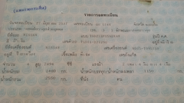 กะบะตอนเดียว NISSAN BIG M TD 25 ปี 94 รถสวยจัด เครื่องฝาแดง อึด ทน  เครื่องแน่นๆ ช่วงล่างหนึบ ๆ เกียร์ นุ่นๆแ วิ่งดีมากๆ  ไม่มีความร้อน แอร์เย็นๆ ข้างในสวย สะอาด  สีสวย ไม่มีริ้วลอย ทะเบียนไม่ขาด เอกสารพร้อมโอน รถ น่าใช้มากๆ