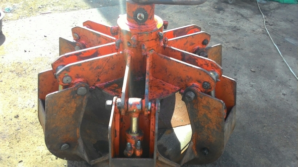 มือขยุ้ม5ตันหมุนได้ใส่แม๊คโคร