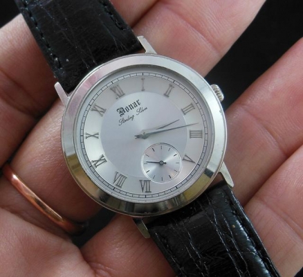 (ขายไปแล้ว) นาฬิกา Bonar Sterling Silver ตัวเรือนเงิน 925