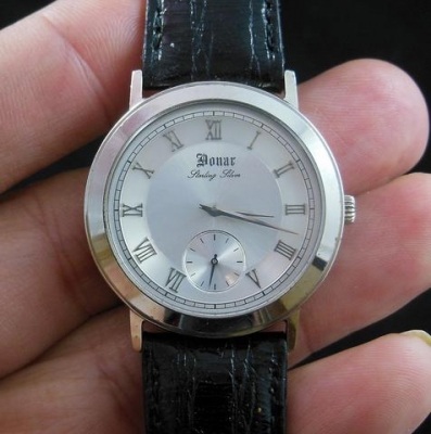 (ขายไปแล้ว) นาฬิกา Bonar Sterling Silver ตัวเรือนเงิน 925