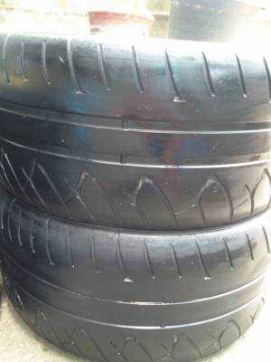 ล้อ RG1 ROTA ขอบ 17 5รุู 114 พร้อมยางหน้า 205 45 17 ปี10 หลัง 275 40 17 ปี 12