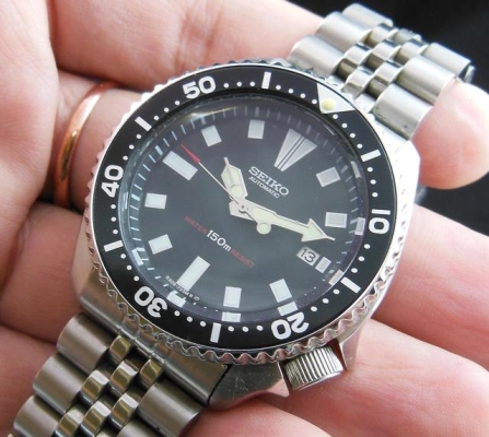 (ขายไปแล้ว) นาฬิกา SEIKO Automatic Water Resist 150 m. 6309A JAPAN สภาพใหม่
