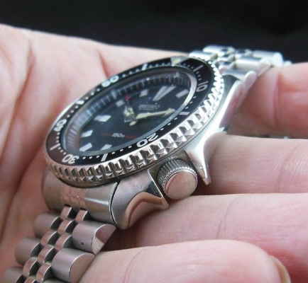 (ขายไปแล้ว) นาฬิกา SEIKO Automatic Water Resist 150 m. 6309A JAPAN สภาพใหม่