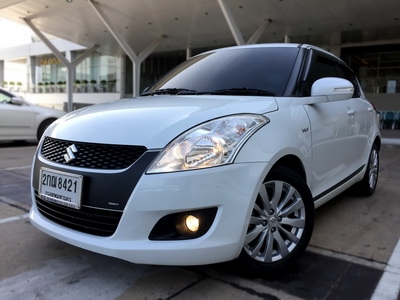 **Swift ปี13 GLX ท็อปสุด สีขาว ออโต้ วิ่งน้อยสุดๆ รถสวย+ใหม่จัด ออฟชั่นเพียบ**