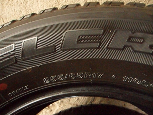 บริดสโตน255-65R17ลงพื้นปลายปี13(4เส้น4,900บ) บริดสโตน255-65R17ลงพื้นปลายปี13(4เส้น4,900บ)