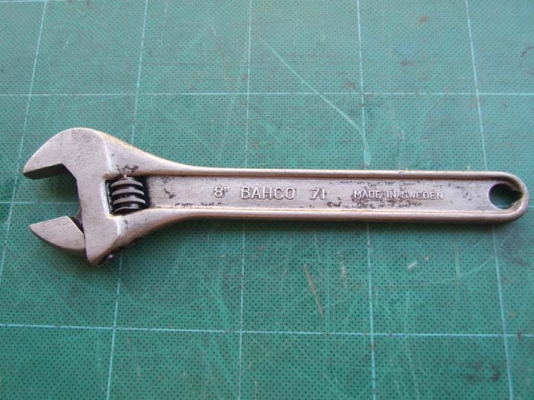 ประแจเลื่อน BAHCO 71 ขนาด 8"