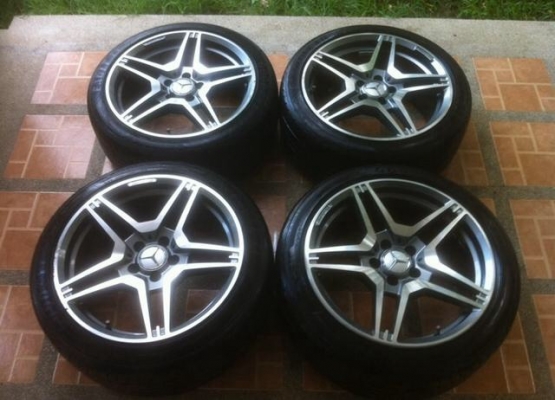 ล้อAMG ขอบ18 พร้อมยางGoodyear ปลายปี12