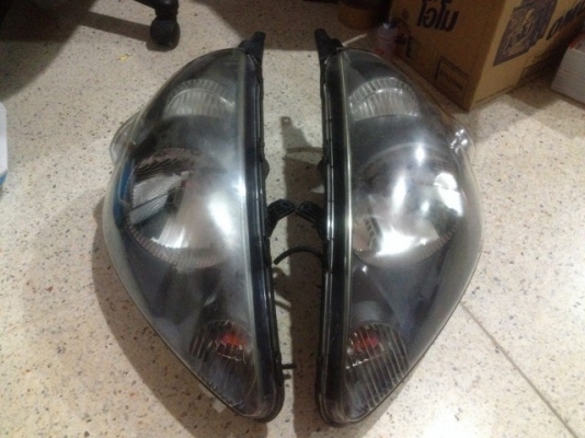 ไฟหน้า JAZZ ตัวเเรกโครมดำของเก่าญี่ปุ่นเเท้สภาพตามรูปคู่ละ