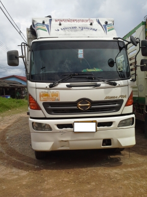 ขายด่วน รถพ่วง 22 ล้อ แม่ลูก Hino mega fm 320 แรงม้า รถบ้าน สภาพสวย