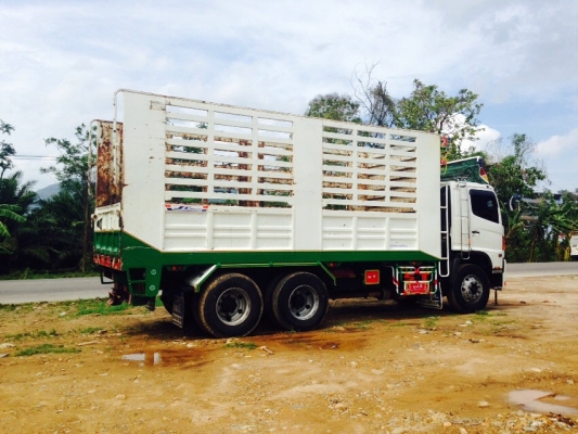 ขายด่วน รถพ่วง 22 ล้อ แม่ลูก Hino mega fm 320 แรงม้า รถบ้าน สภาพสวย