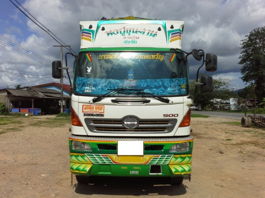 ขายด่วน รถพ่วง 22 ล้อ แม่ลูก Hino fm1p 344 แรงม้า รถบ้าน สภาพสวย