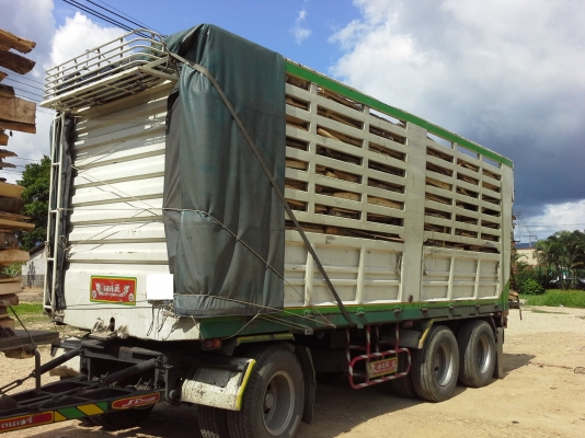 ขายด่วน รถพ่วง 22 ล้อ แม่ลูก Hino fm1p 344 แรงม้า รถบ้าน สภาพสวย