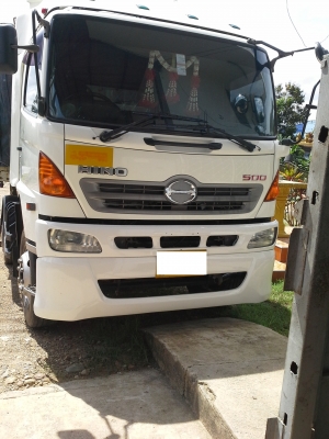 ขายด่วน รถหัวลาก 22 ล้อ กระบะคอก Hino fm2p 380 แรงม้า รถบ้าน สภาพสวย
