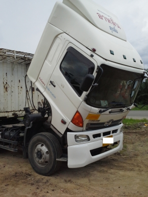 ขายด่วน รถหัวลาก 22 ล้อ กระบะคอก Hino fm2p 380 แรงม้า รถบ้าน สภาพสวย