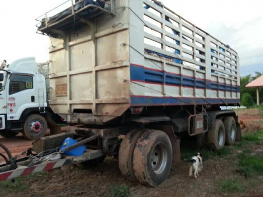 ขายรถพ่วง 22 ล้อ แม่-ลูก กระบะเหล็กคอกเกษตรดั้ม ISUZU 300 ปี.55 ราคา.2450000 ต่อรอง สนใจโทรเลยครับ