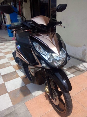 Yamaha Mio 125i GTX ปี 2556 (ล้อแม็กซ์แท้) สีดำน้ำตาล สวยเท่ห์มากๆ หัวฉีดรุ่นใหม่ล่าสุด