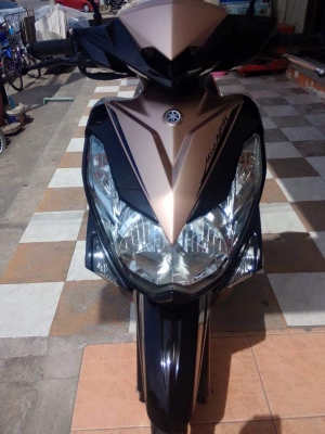 Yamaha Mio 125i GTX ปี 2556 (ล้อแม็กซ์แท้) สีดำน้ำตาล สวยเท่ห์มากๆ หัวฉีดรุ่นใหม่ล่าสุด