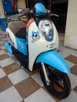 Honda Scoopy i ปี 2555 (ล้อแม็กซ์) รถสวยมาก แต่งสวยเพียงภายนอก เครื่องเดิมสนิท ขับดีมากมาย