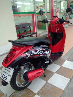 Honda Scoopy i ปี 2555 ลาย Active Boy รถสวยเดิมๆเลย สภาพดีมากๆ หัวฉีดประหยัดน้ำมัน